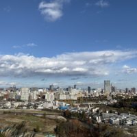 仙台城址公園の景色をiPhone 11 Proで撮影した写真